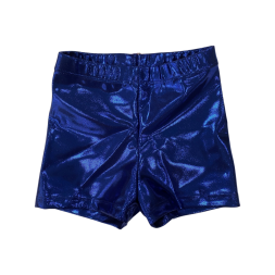 Шорты блестящие. Синие