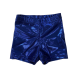Шорты блестящие. Синие