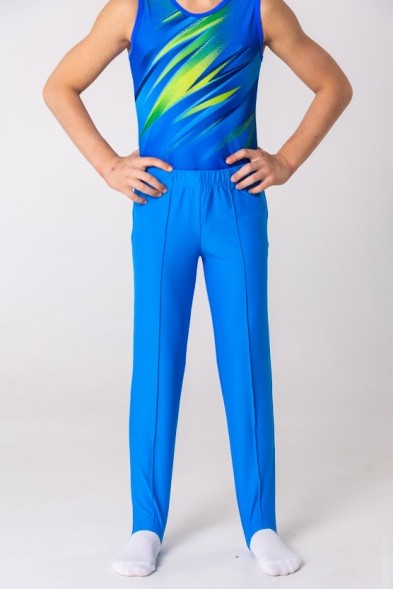 Купальник-комбинезон  мужской "Космос". Василек