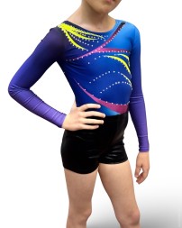 Шорты блестящие. Черные