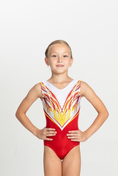 Пламя Победы. Купальник для выступлений 