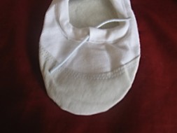 Балетки белые. На резинках. 