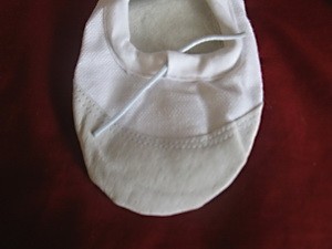 Балетки белые. На резинках. 