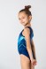 Гимнастический купальник Космос. Темно-синий