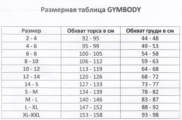 Гимнастический купальник &quot;GYMNAST&quot;.  Рост 110-116