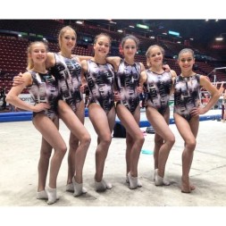 Гимнастический купальник &quot;GYMNAST&quot;.  Рост 110-116