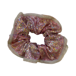 Резинка для волос. Светло-розовая. Кристалл