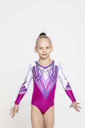 Гимнастический купальник Милана. Длинный рукав