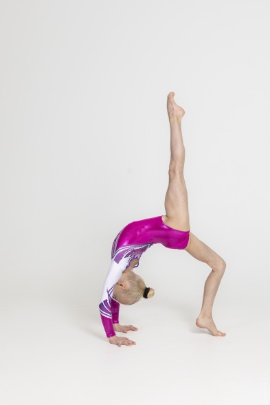 Гимнастический купальник Милана. Длинный рукав