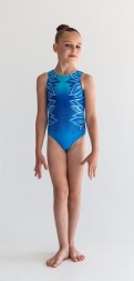 Гимнастический купальник Ледовая сказка