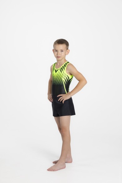 Купальник гимнастический мужской NEO. Лимон