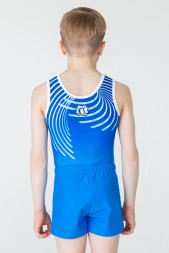 Купальник-комбинезон  мужской &quot;Галактика&quot;. Голубой.