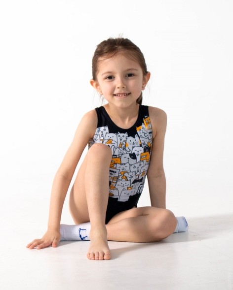 Гимнастический купальник &quot;Котики&quot; 