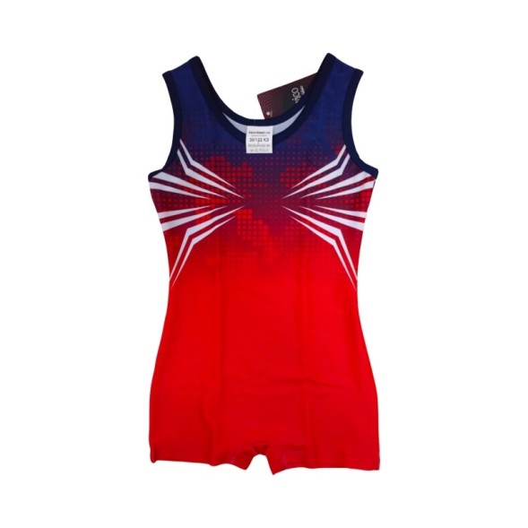 Купальник-комбинезон гимнастический мужской &quot;Форвард&quot;. Меланж 