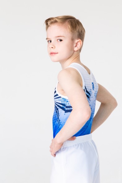 Купальник гимнастический мужской &quot;Форвард&quot;. Синий.