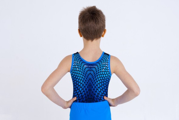 Купальник гимнастический. Мужской. &quot;Немо&quot;.  