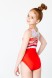 Гимнастический купальник &quot;Надин&quot;. Красный.