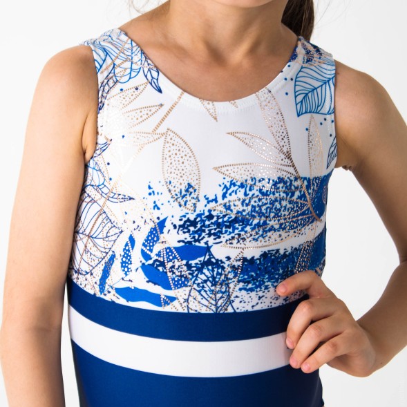 Гимнастический купальник &quot;Надин&quot;. Синий.