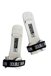 Накладки на руки для работы на кольцах. На липучке. Кожаный валик