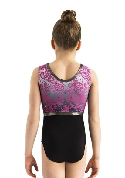 Гимнастический купальник для выступлений. FEIRA/3. Рост 128