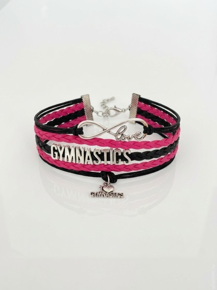 Браслет "Гимнастика". Розовый.