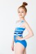 Гимнастический купальник "Надин". Голубой